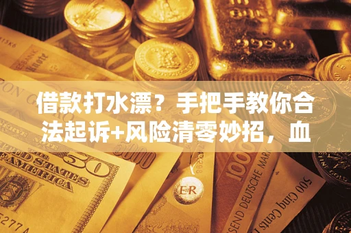 济南借款打水漂？手把手教你合法起诉+风险清零妙招，血泪教训换来的干货！
